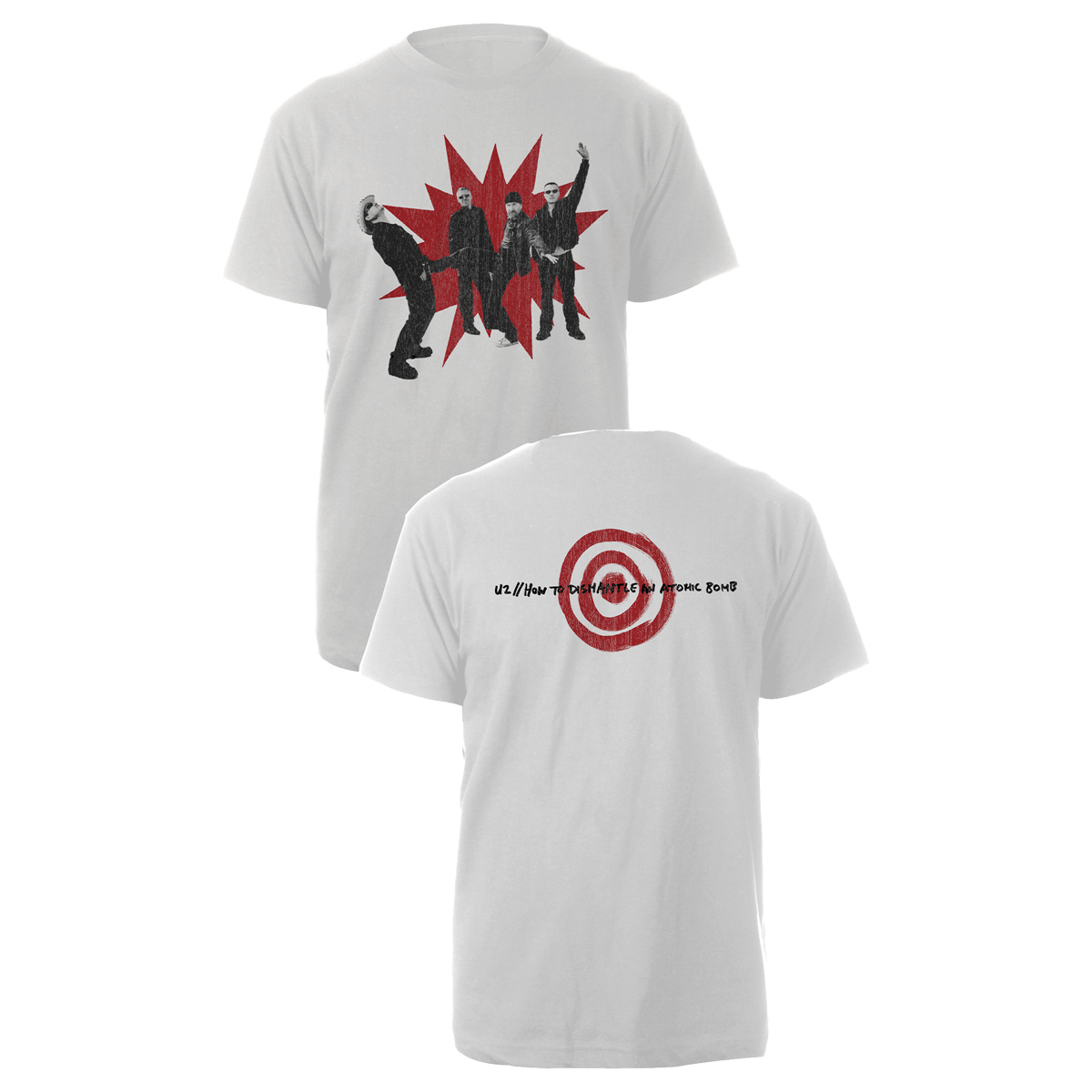 Red Explosion Tee - White – U2 Shop US