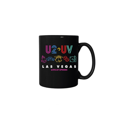 U2 UV Icons Live At Sphere Mug