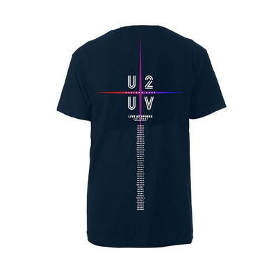 U2 UV Achtung Baby Lattice Live At Sphere Tee