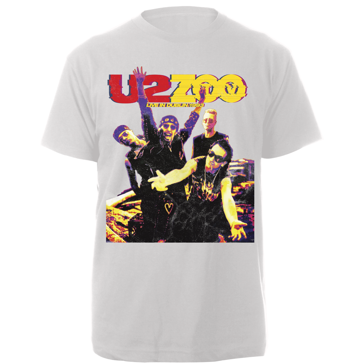 ZOOROPA Band Cutout Tee - White – U2 Shop US