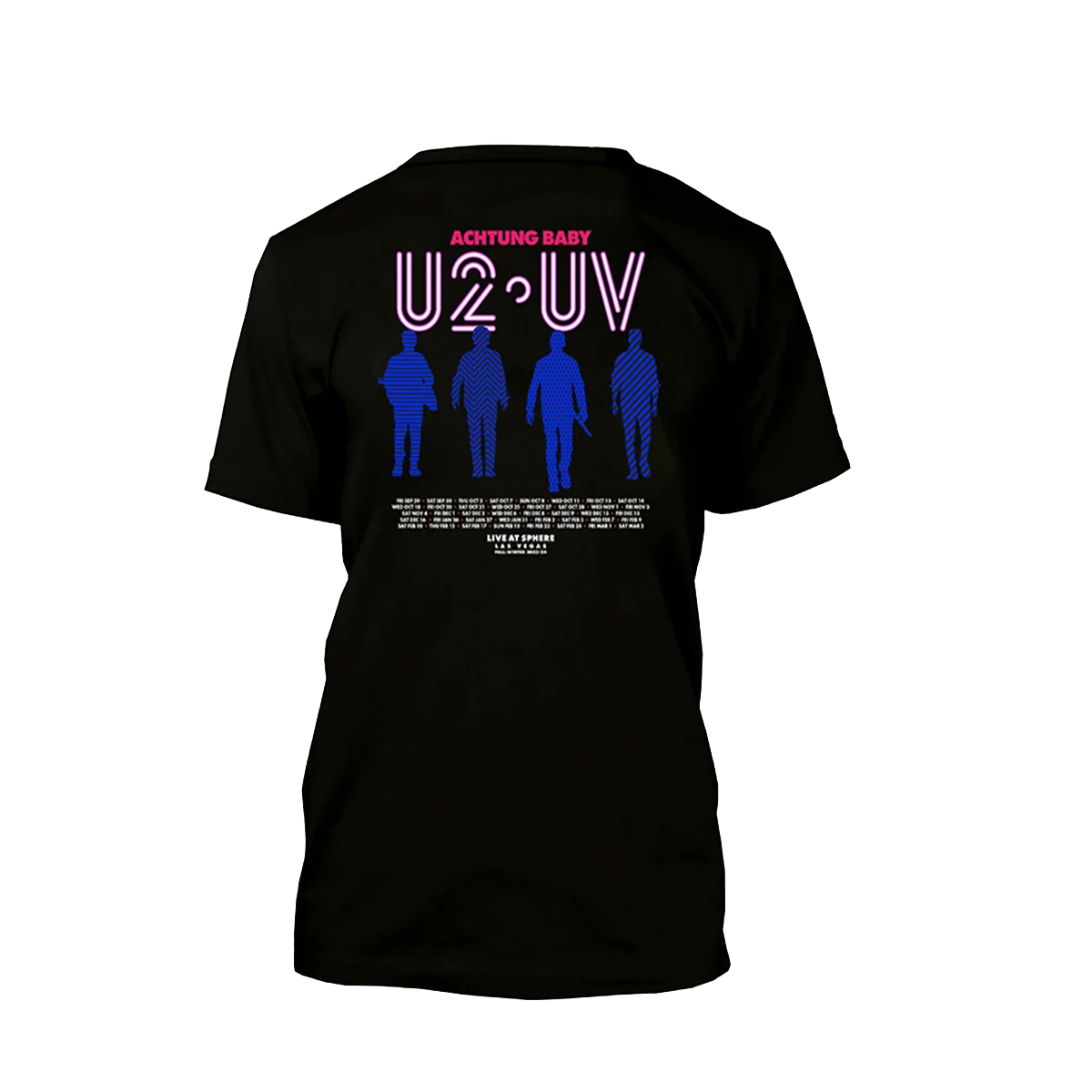 U2 UV Logo Live At Sphere T-Shirt