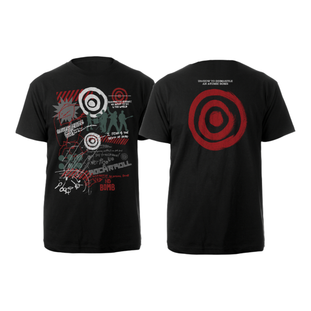 U2 T Shirt Joshua Tree Photo 2017 European Tour Nuovo Ufficiale Uomo Bianca Ex Size S
