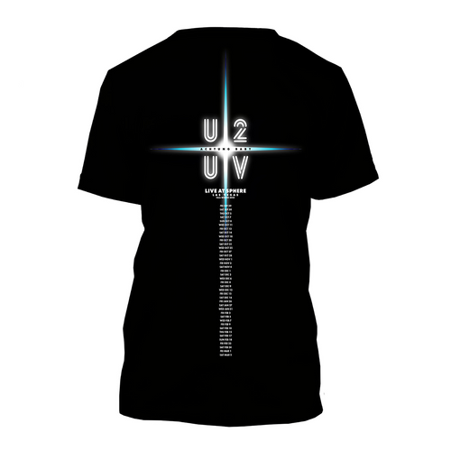 U2 UV Live At Sphere T-Shirt