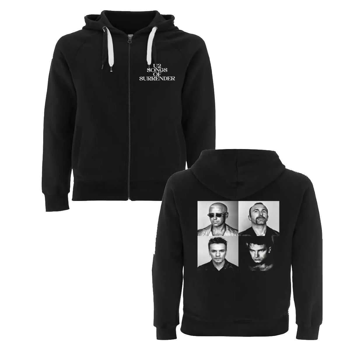 Songs Of Surrender Album Zip-Up Hoodie