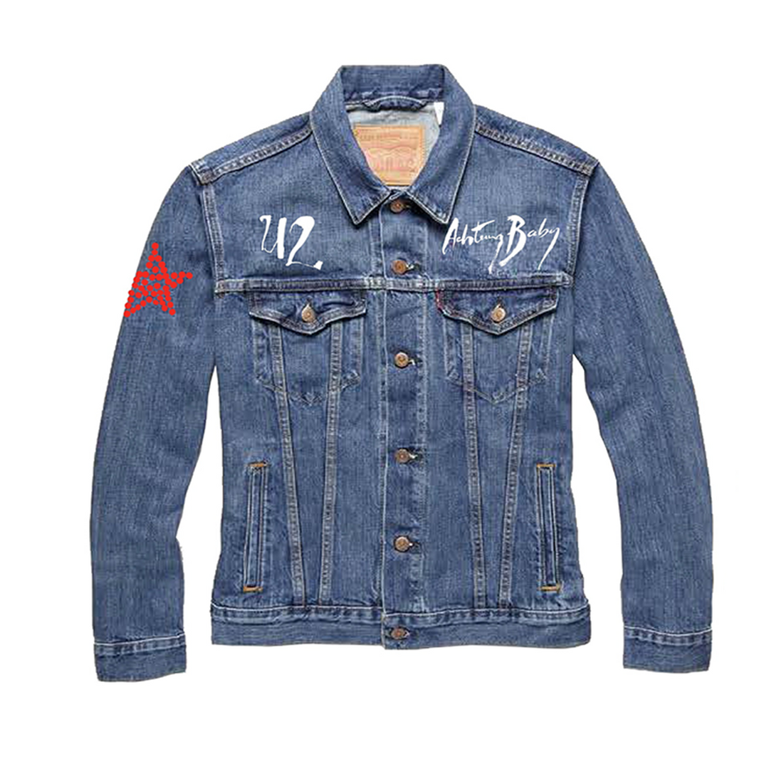 Achtung Baby Levi s Denim Trucker Jacket U2 Shop US