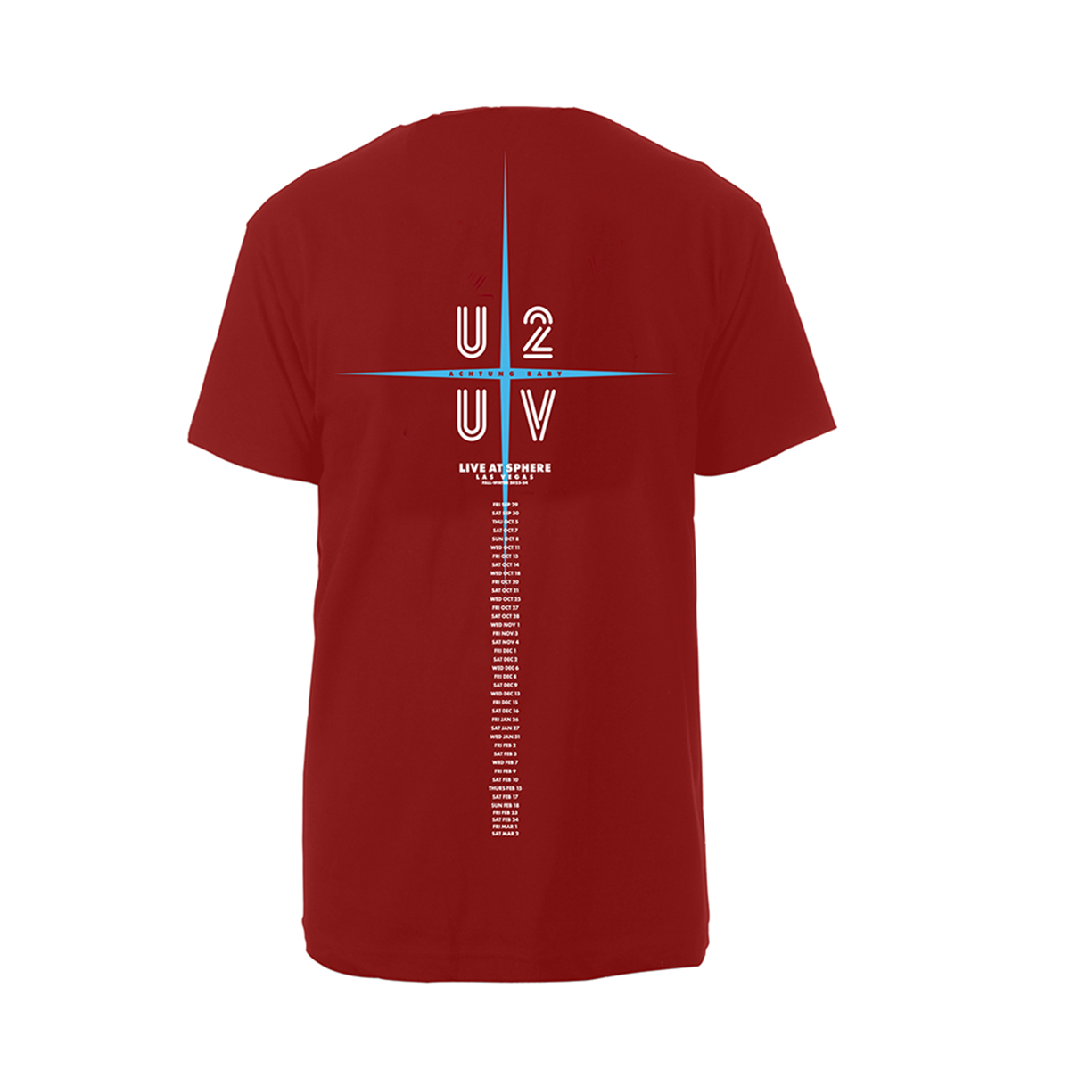 U2 UV Glow Baby T Shirt U2 Shop US
