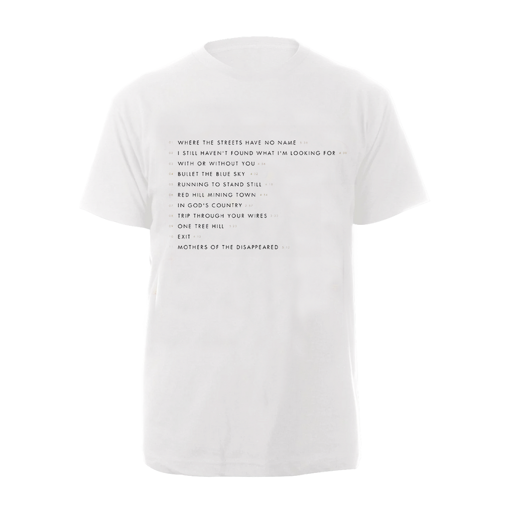 The Joshua Tree Song Titles T-Shirt