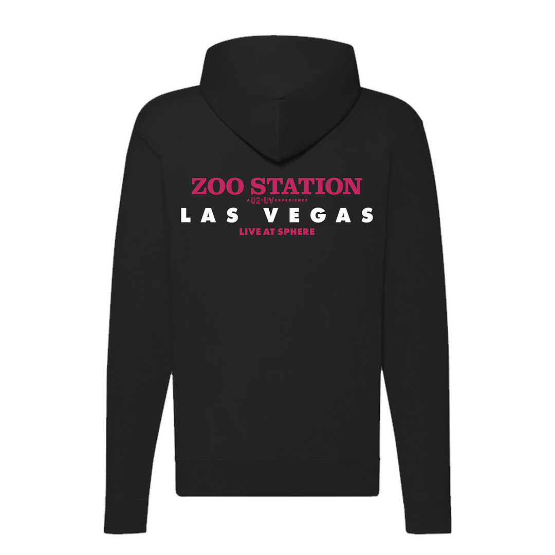 U2 UV Zoo Station Live At Sphere Zip Hoodie – U2 Shop US
