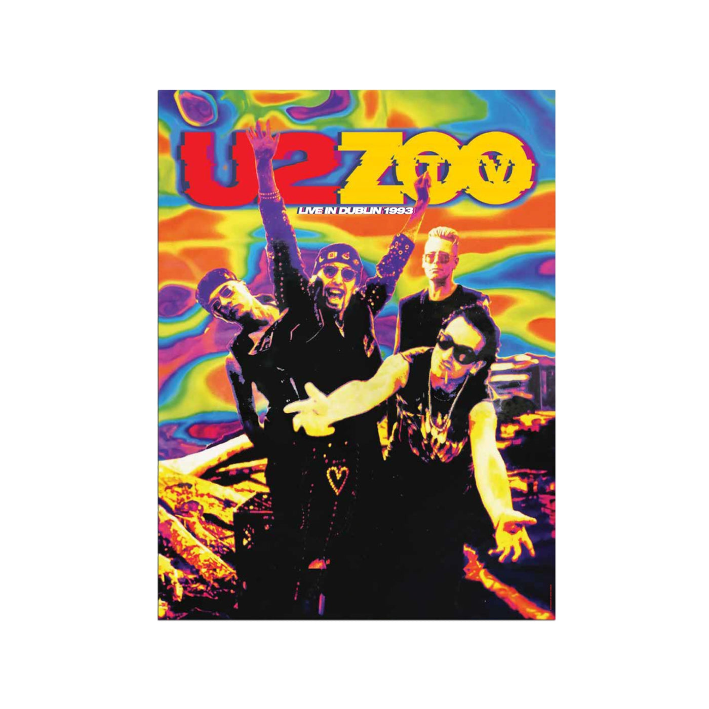 U2 ZOO Silver Foil Poster