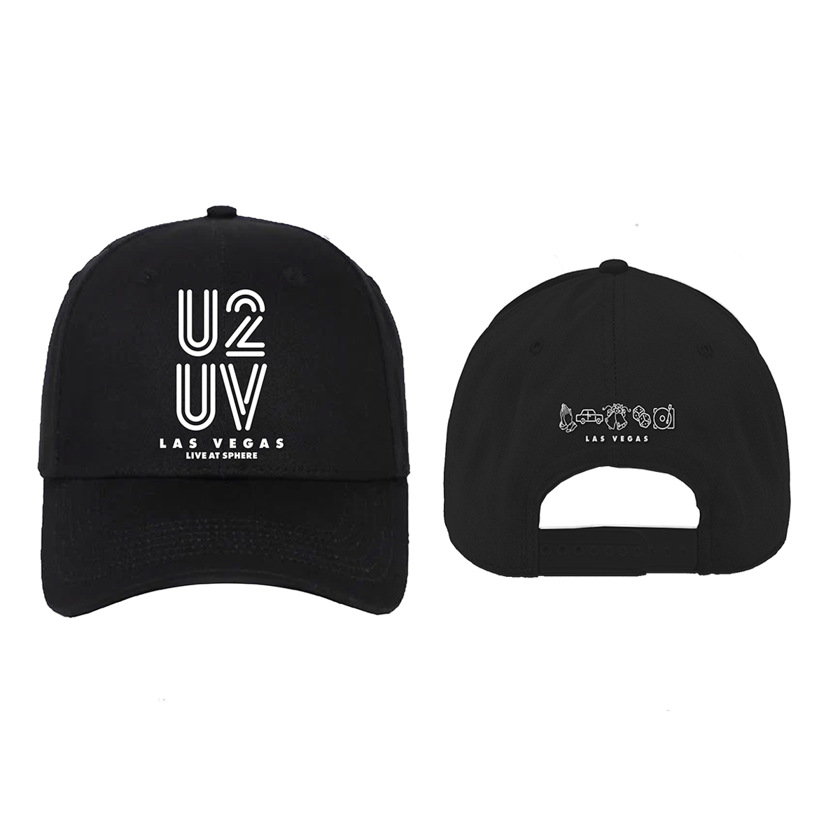 U2 UV Icons Live At Sphere Hat