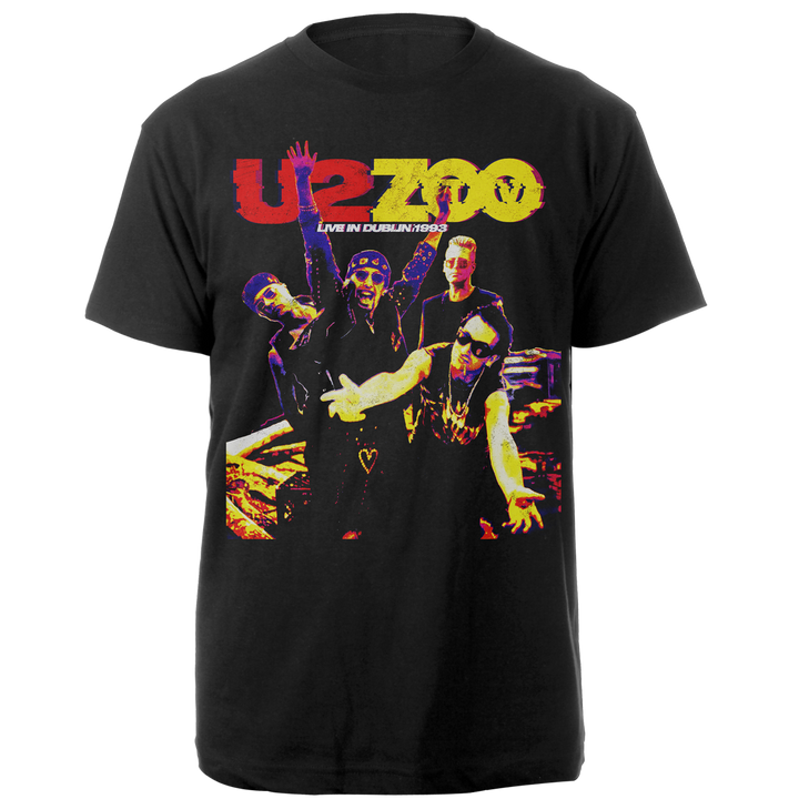 ZOOROPA Band Cutout Tee - Black – U2 Shop US