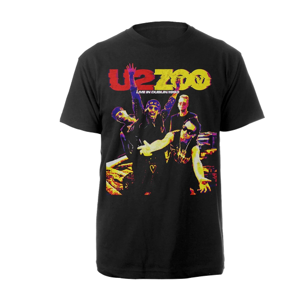 Zooropa Band Cutout Tee - Black – U2 Shop US