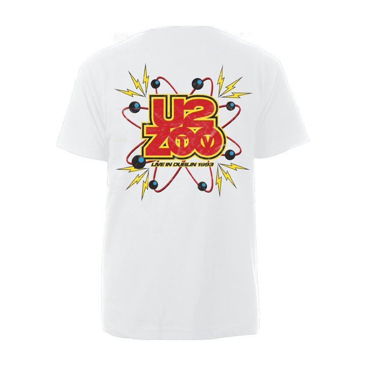 Zooropa Band Cutout Tee - White – U2 Shop US