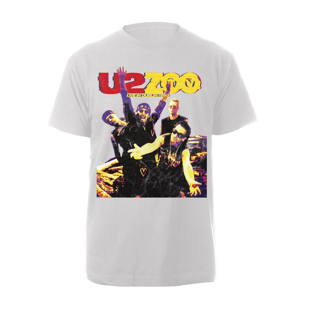 Zooropa Band Cutout Tee - White
