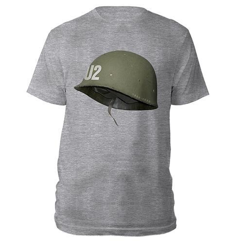 U2 Helmet Grey T-shirt-U2