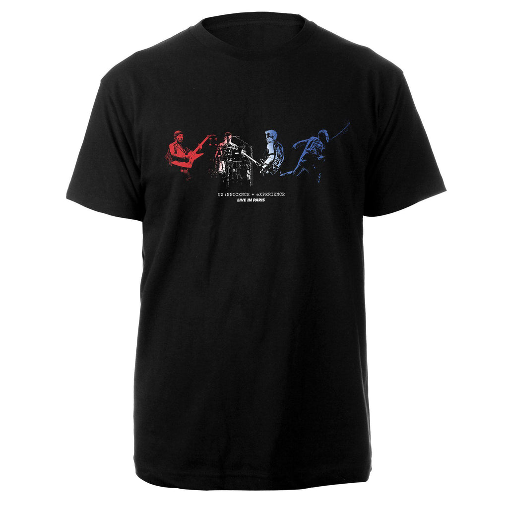 U2 INNOCENCE + EXPERIENCE TOUR Tシャツ U2 Experience + Innocence Tour 2018 Crew T-Shirt, Red, XL
